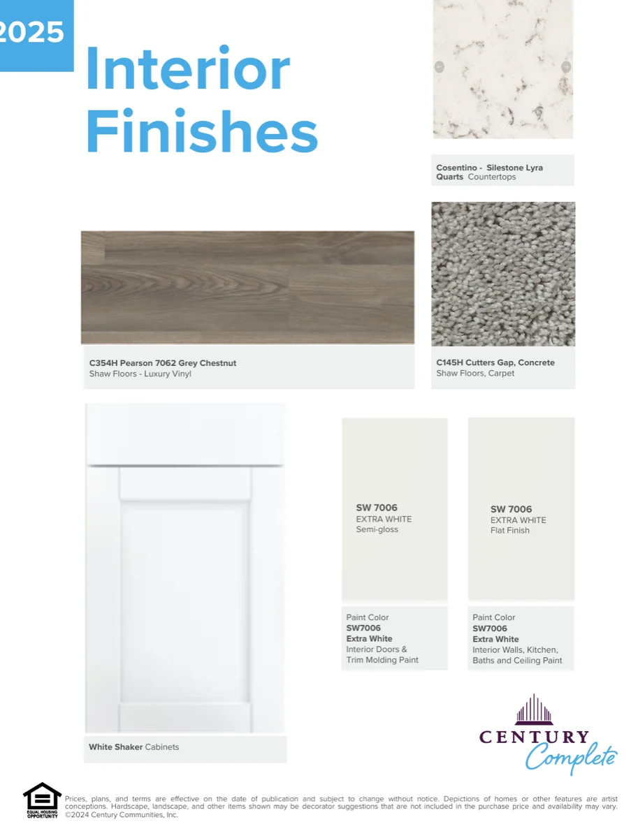 Goldfield Estates Interior Finishes